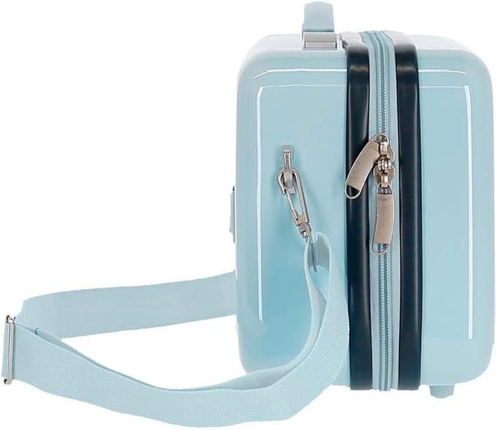 Disney Minnie My happy place Blau Anpassbarer Kulturbeutel 29x21x15 cm Starres ABS 9.14L 0.6 kg Kult