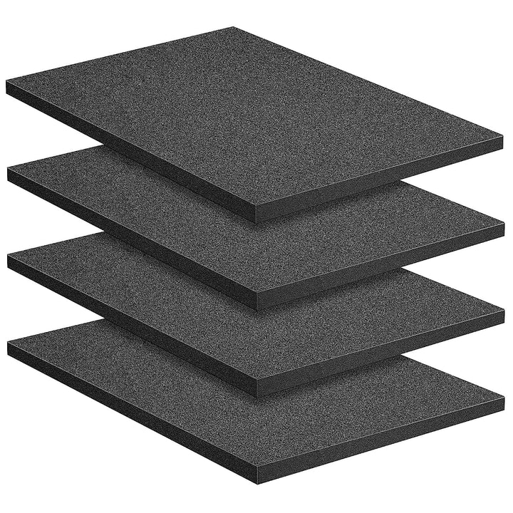 4 Stück Schaumstoff-Zuschnitt 400 x 300 mm,Schaumstoffinlay für Schutzkoffer,Schaumstoffeinlage, Tab