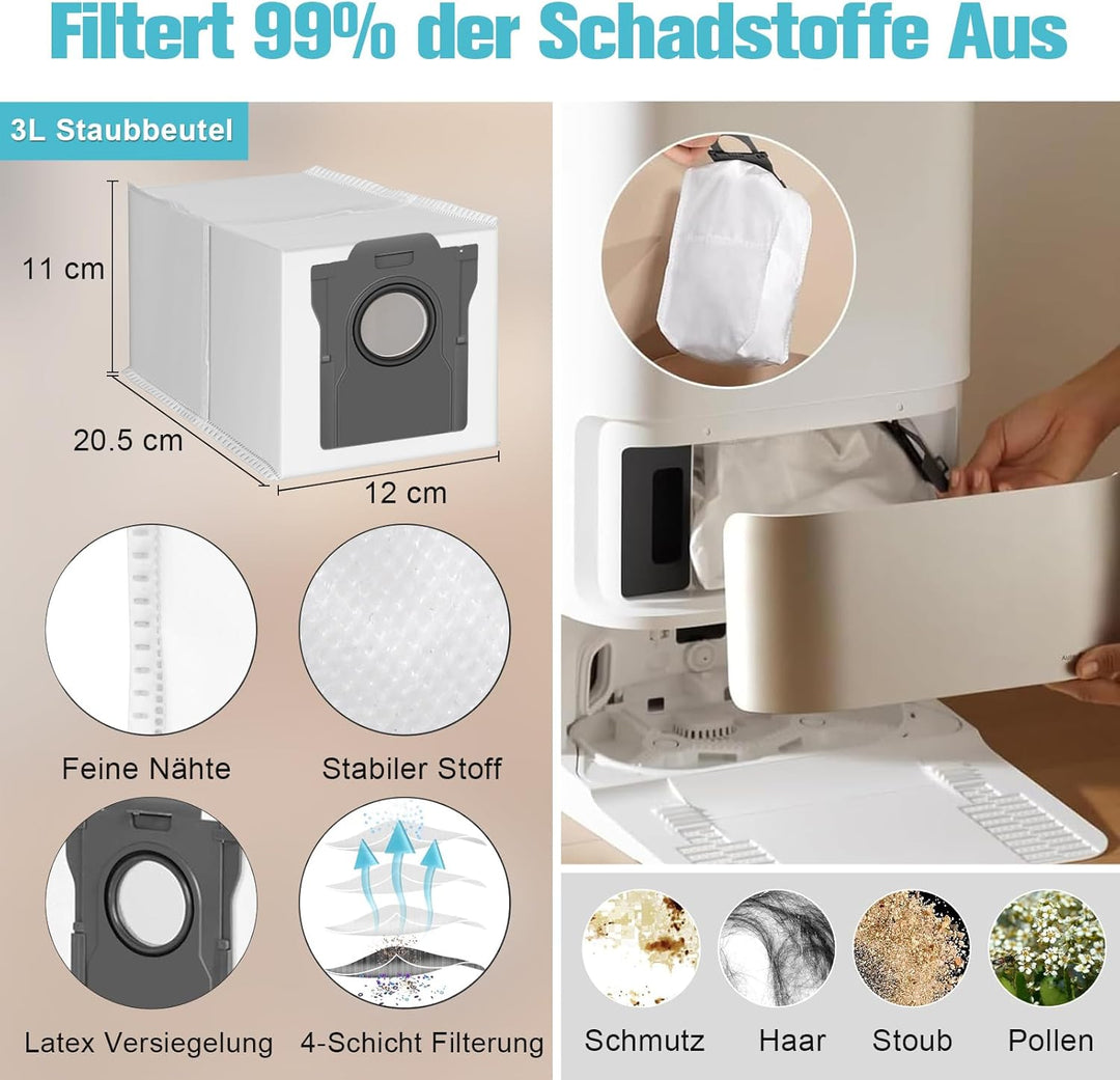 Zubehör für Dreame L10s Ultra Gen 2 / L10s Pro Ultra Heat Ersatzteile für Mova E30 Ultra / L40 Ultra