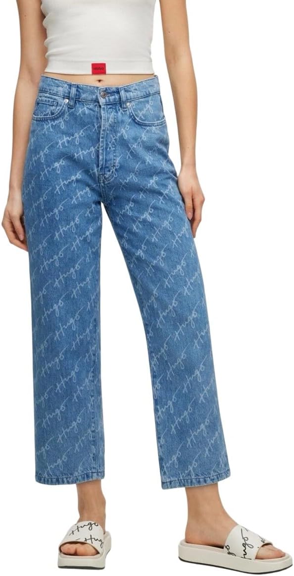 HUGO Damen Jeans_Trousers, Bright Blue435