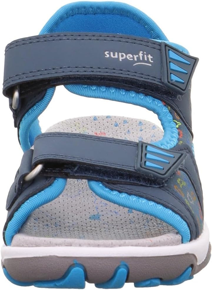 Superfit Jungen Mike 3.0 Sandale 35 EU Blau Türkis 8000, 35 EU Blau Türkis 8000