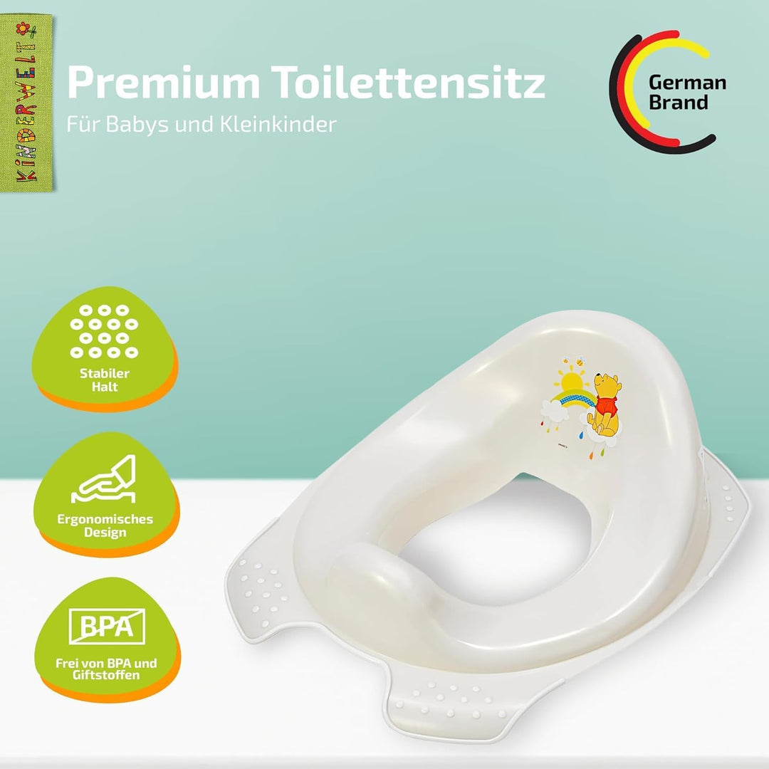 KiNDERWELT Töpfchen Set - für Kleinkinder, Topf, WC Aufsatz, Hocker, Windeleimer (2er Set mit 2-stuf