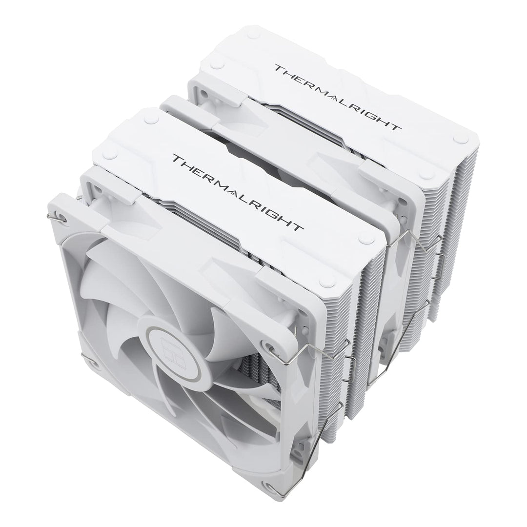 Thermalright Peerless Assassin 120 White CPU-Luftkühler, 6 Heatpipes, zwei 120mm C12W PWM Lüfter, Al