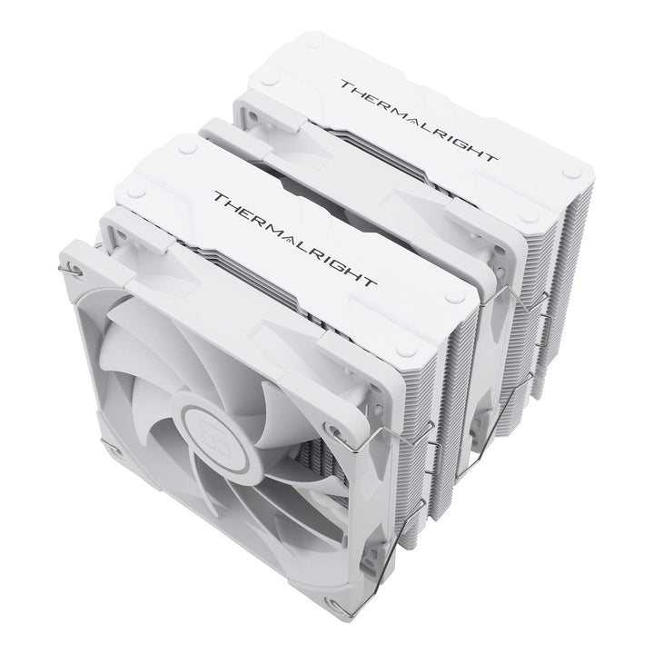 Thermalright Peerless Assassin 120 White CPU-Luftkühler, 6 Heatpipes, zwei 120mm C12W PWM Lüfter, Al