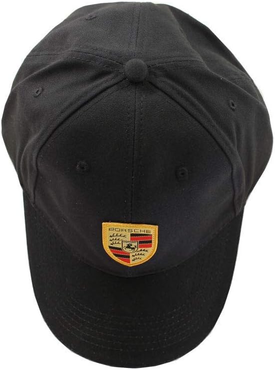 Porsche Porsche Black Crest Logo Cap, offiziell lizenziert