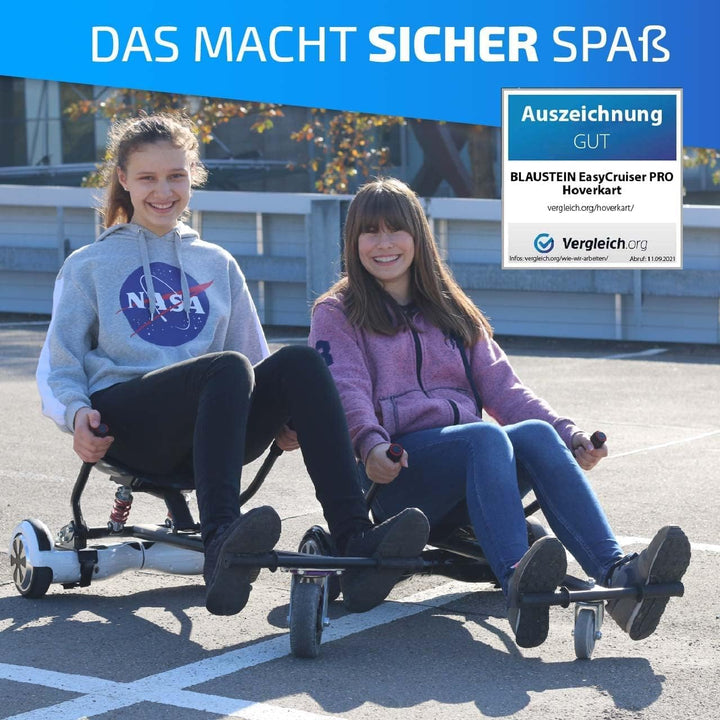 EasyCruiser PRO - Premium Hoverboard Sitz - Hoverboard mit Sitz passend für 98% aller Hoverboards 6,