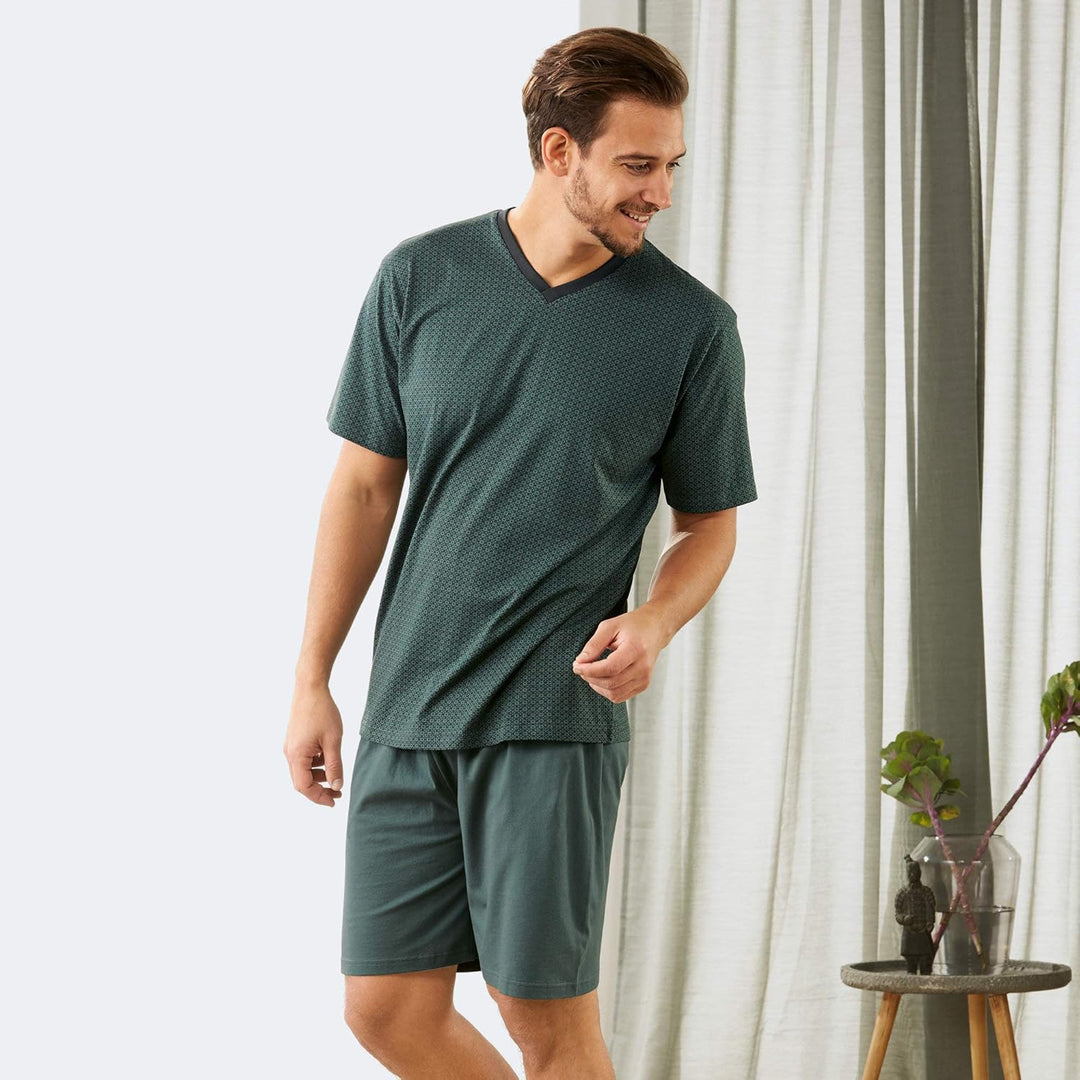 Erwin Müller Herren-Shorty Single-Jersey Grün 48, Grün 48