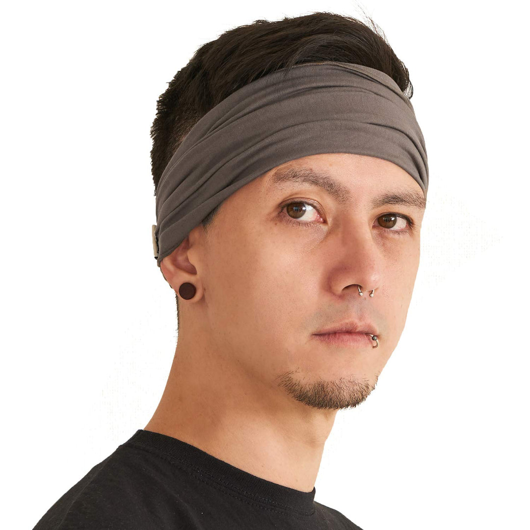 CHARM Stirnband Herren Bandana Damen - Kopftuch Herren Hair Band Men Headband Damen Piraten Haarband