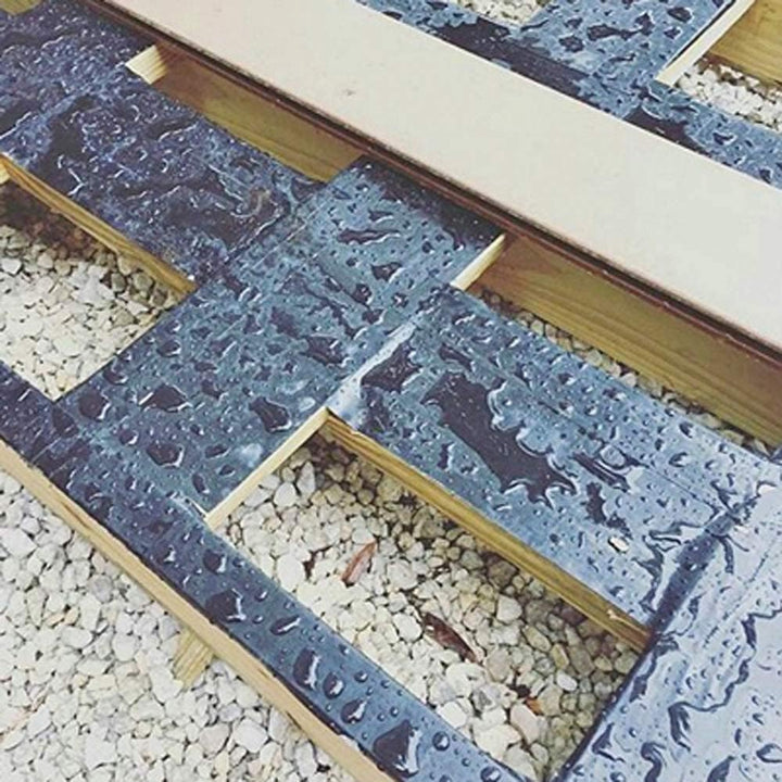 Screw Rebel Terrassen Holzschutzband für Unterkonstruktionen 80mm breit, 20m lang Breite: 80 mm, Bre