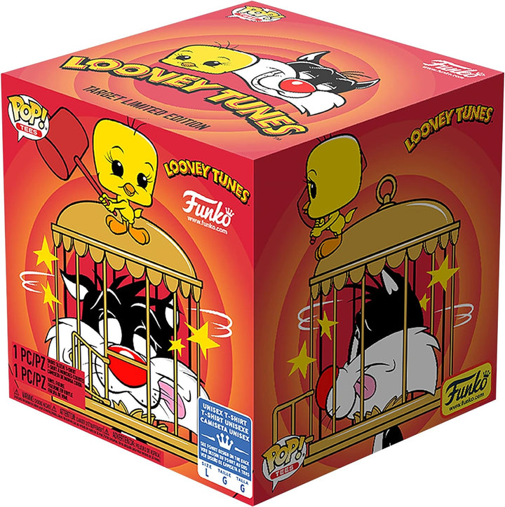 LOONEY TUNES Sylvester & Tweety - POP! & Tee Männer Funko Pop! Standard S S Standard, S Standard