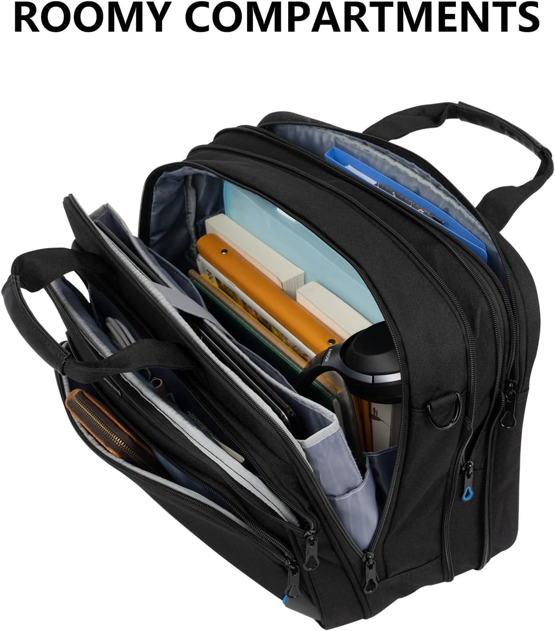 KROSER Laptop Tasche 18 Zoll Business Tasche Laptop für 17,3 Zoll Computer, Laptop Aktentasche, Wass