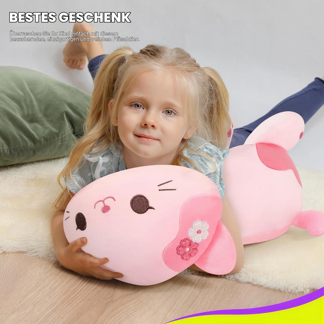 shownicer Plüschtier Katze Kuscheltier Stofftier Kawaii Katze Plüsch Kissen Spielzeug Kätzchen Plüsc