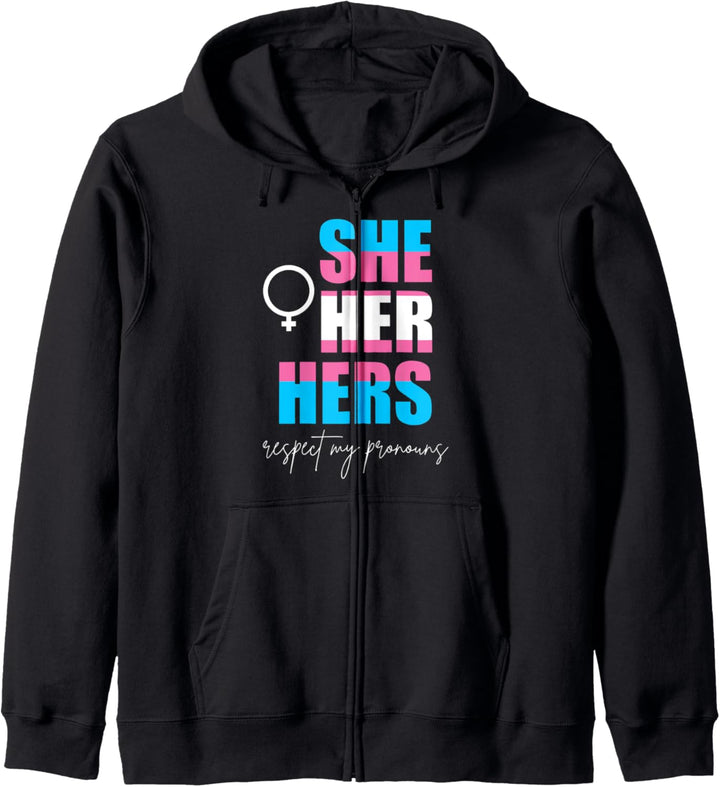 Trans Pride LGBTQ Queer Transgender Geschenk Transsexuell Kapuzenjacke