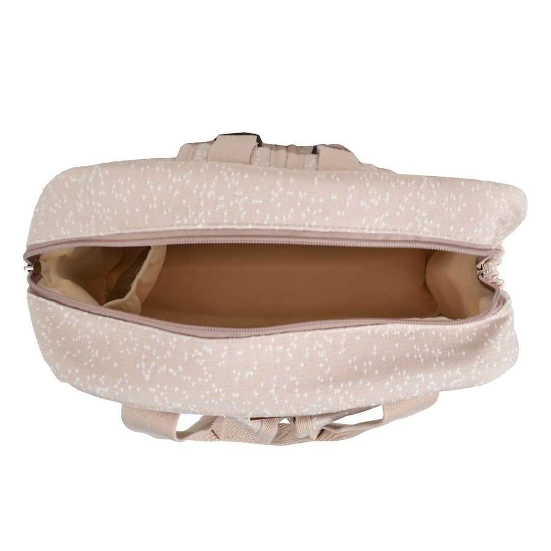 Cangaroo Wickeltasche Mivida Clips Wickelunterlage Reissverschluss Schultergurte beige, Beige