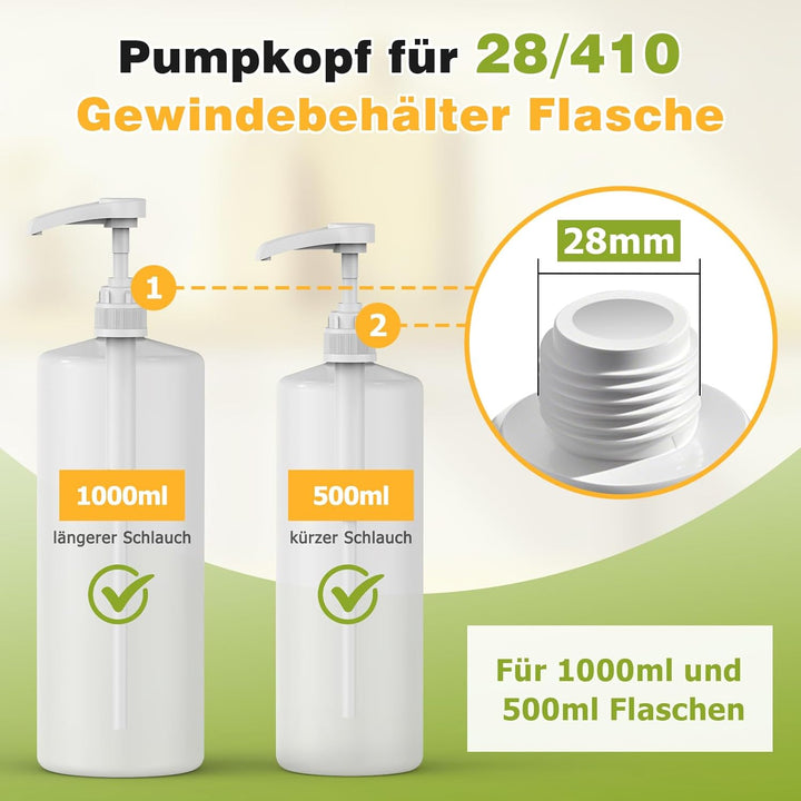 Dosierpumpe Kompatibel mit Best Body vital Drink Nutrition, 5 Stück Vital Drink Erstazpumpe Wiederve