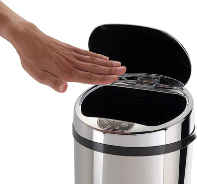 Echtwerk Abfalleimer, Mülleimer mit Sensor, Touchless Abfalleimer, elektrischer Müllbehälter, Infrar
