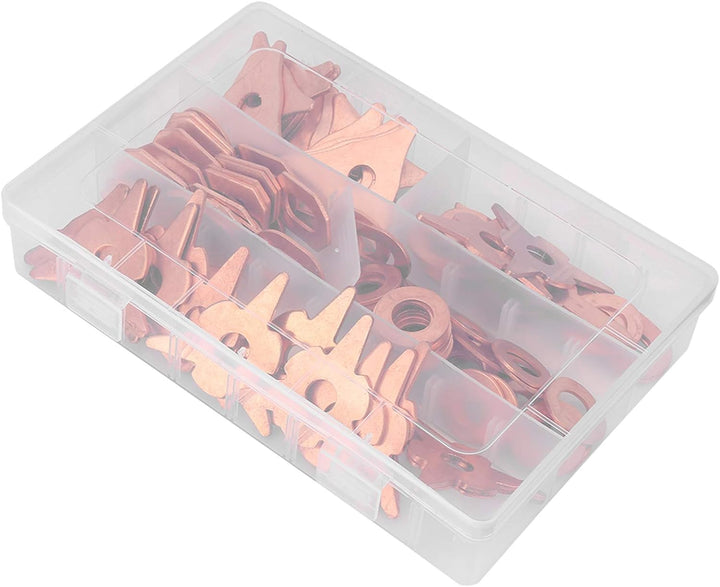 110pcs Triangle Dent Pulling Rings, Triangle Dent Puller Rings Dreieck OT Runde Karosserie Schweisse