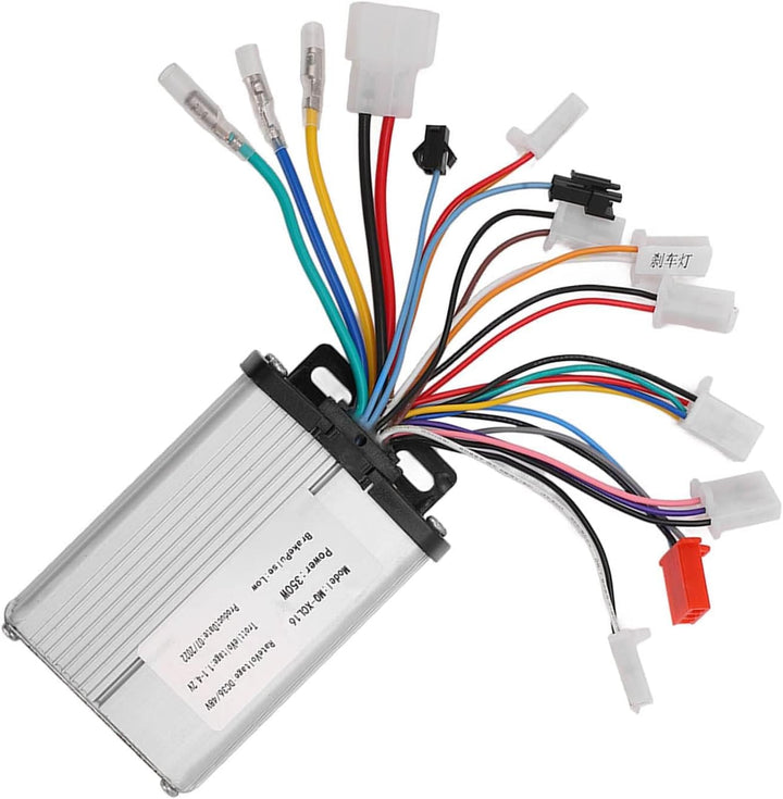 Alomejor Ebike Brushless Speed Controller mit Gasgriff FüR Elektrofahrräder Motorräder 36V 48V 350
