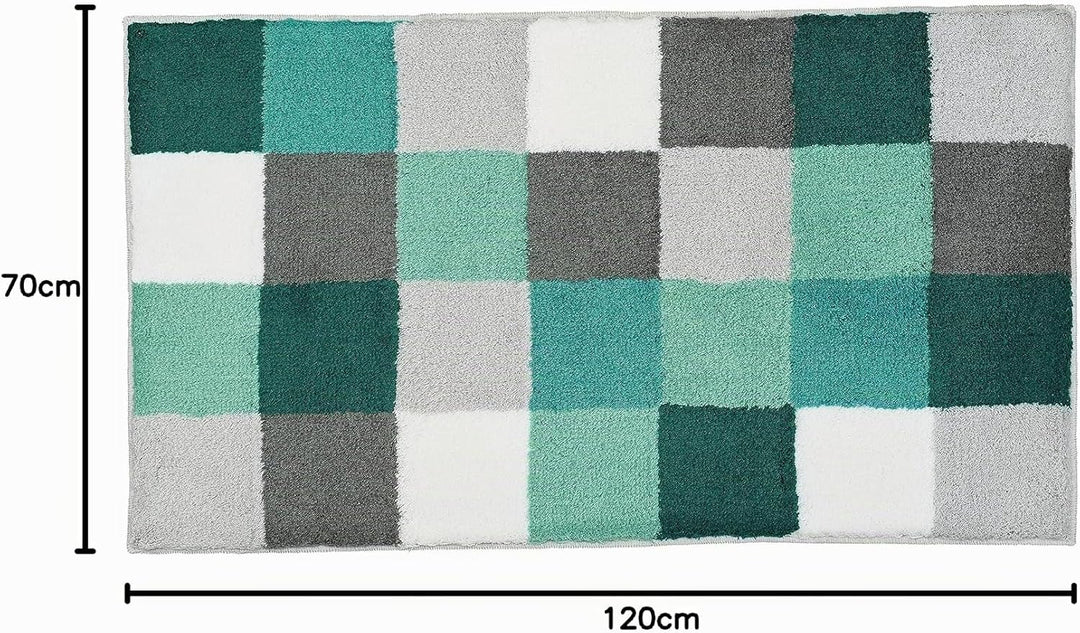 Kleine Wolke Badteppich Caro, Petrol, 70 x 120 cm Petrol 70 x 120 cm, Petrol 70 x 120 cm