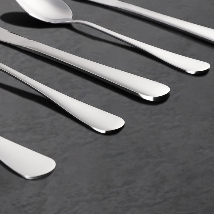 KitchenBoss Besteck Set Cutlery Set: 4 Personen Besteckset，Edelstahl Besteck，Essbesteck 20 Teilig Sp