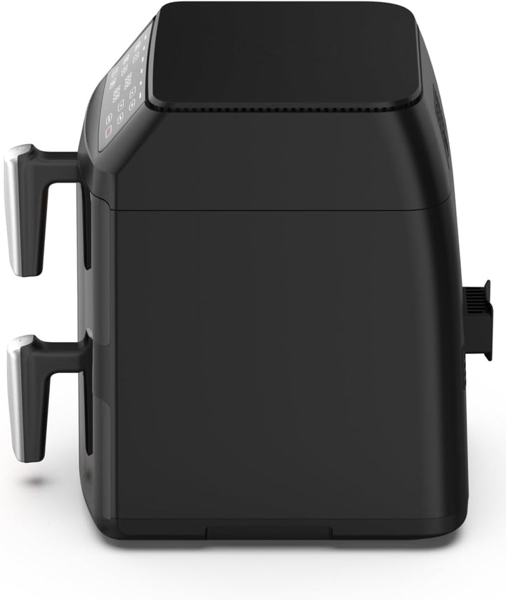 Heissluftfritteuse Doppelkammer XXL 11L | Double Stack Air Fryer 2 Kammern übereinander | 2500W Dual
