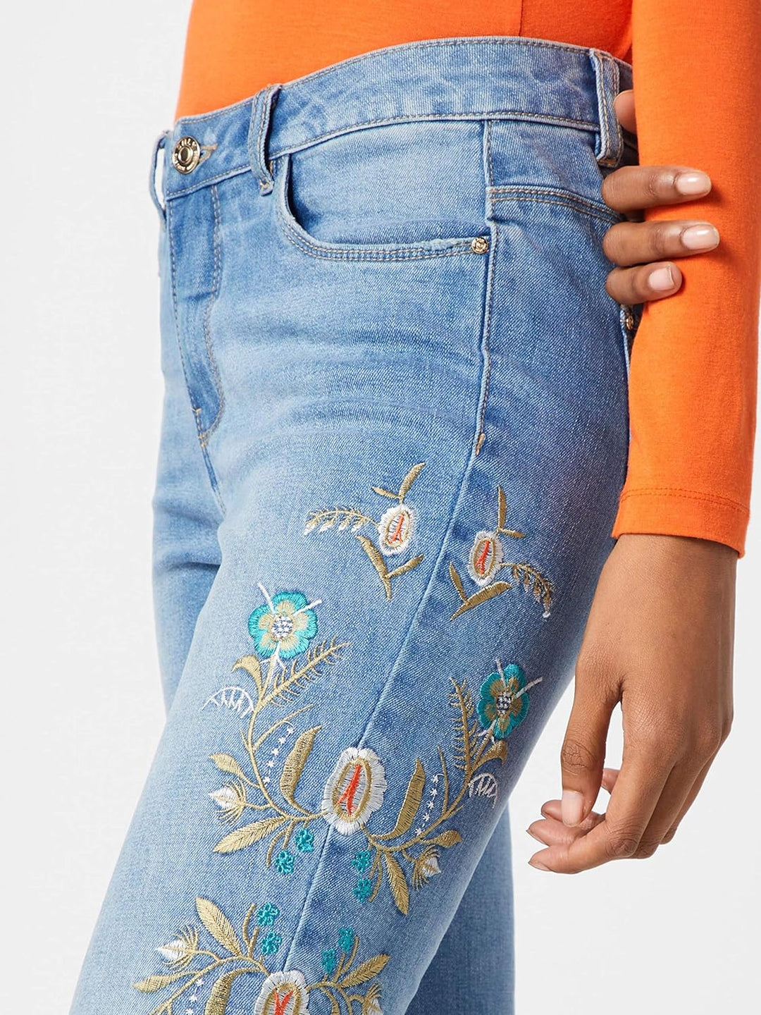ONLY Damen Jeans Carmen Blue Denim 30""32