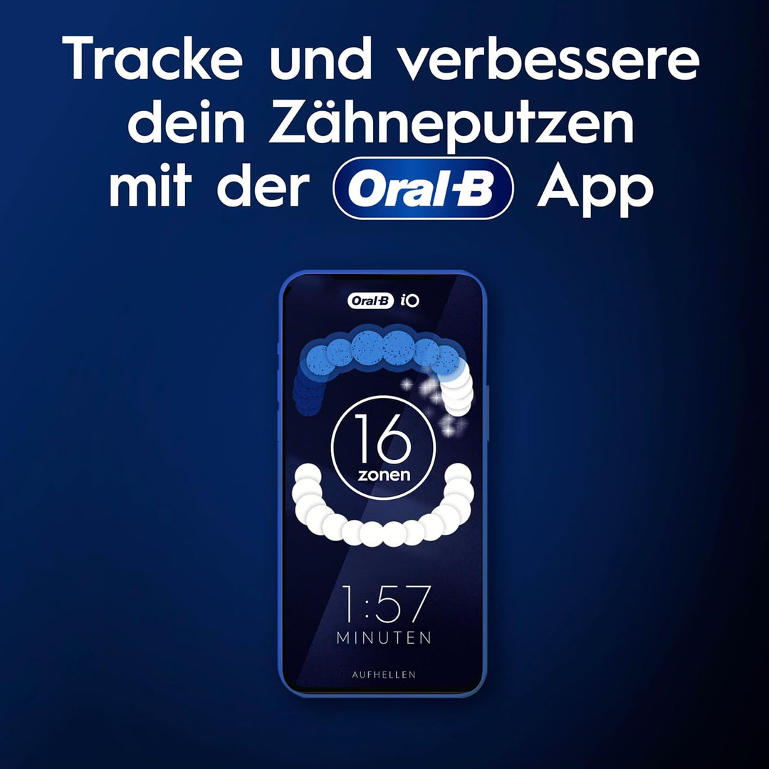 Oral-B iO Series 10 Plus Edition Elektrische Zahnbürste/Electric Toothbrush, 3 Aufsteckbürsten, Etui