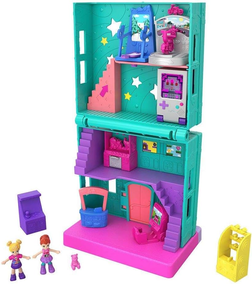 Polly Pocket Pollyville Store Pit Stop Spass-Zentrum, Spass-Zentrum