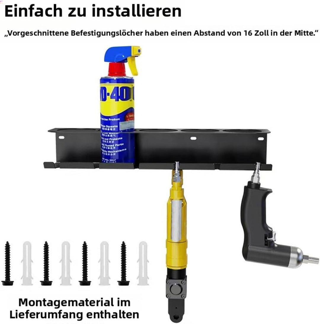 2 PCS schwarz Dosenhalter,Spraydosenhalter, Sprühdosenhalter,Druckluft Werkzeug Zubehör für Garage W