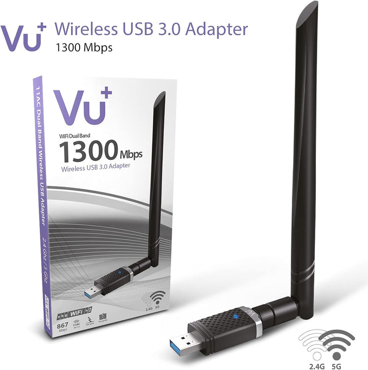 VU+ Dual Band Wireless USB 3.0 Adapter