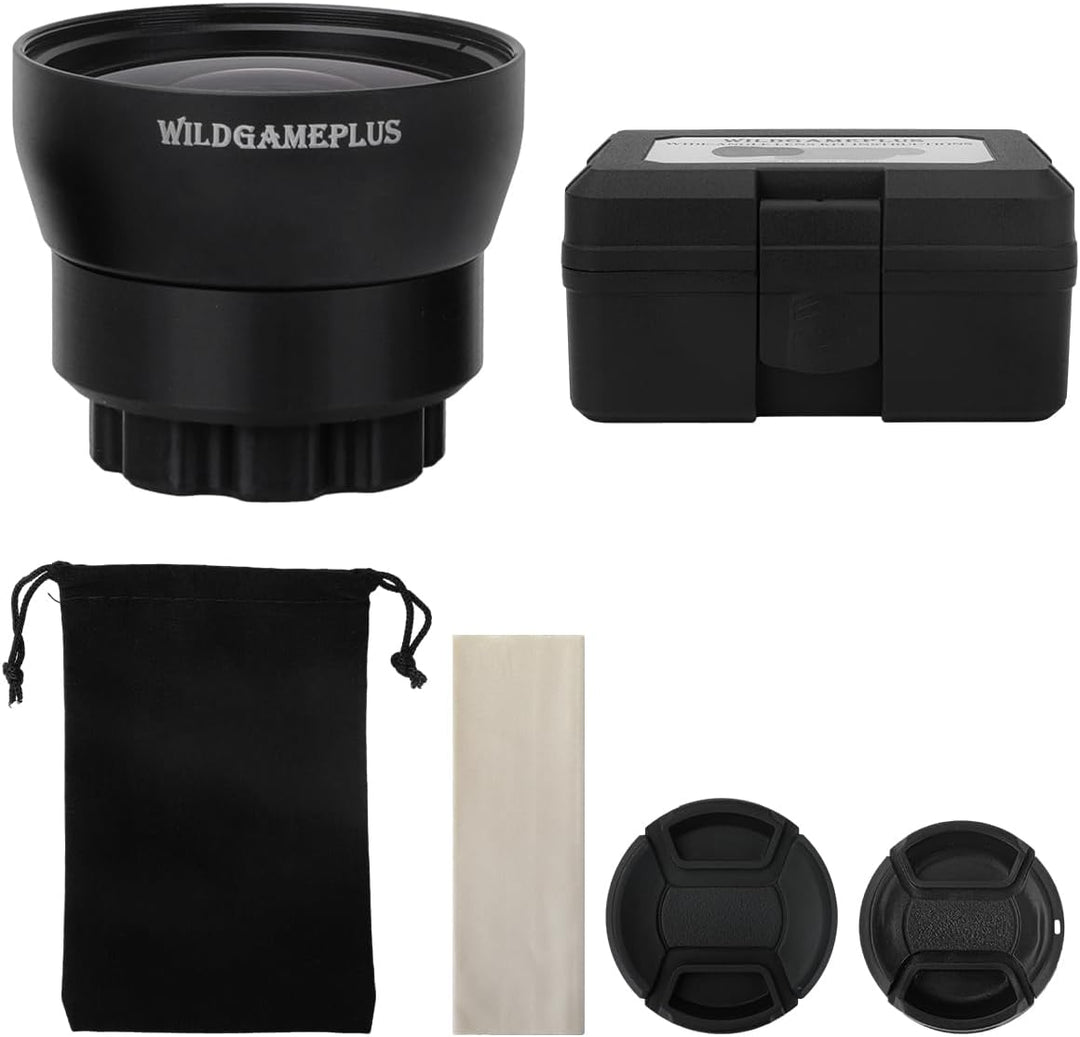WILDGAMEPLUS NVG30 Weitwinkel Optische Linse Kit, Aluminium 50° FoV Weitwinkel Objektiv für NVG30 Mo