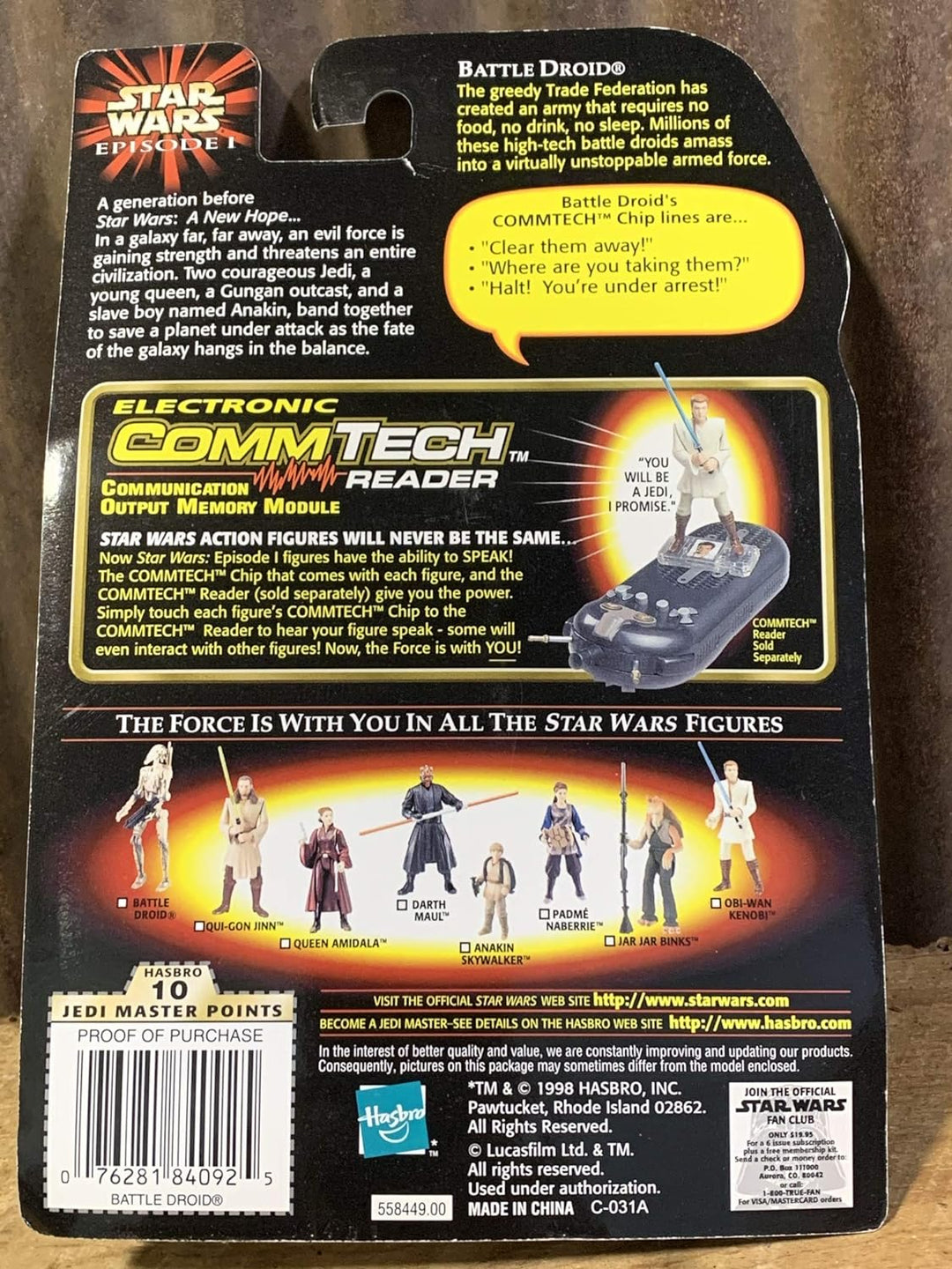 Hasbro Star Wars: Episode 1 Battle Droid (Dirty) Aktion Steht