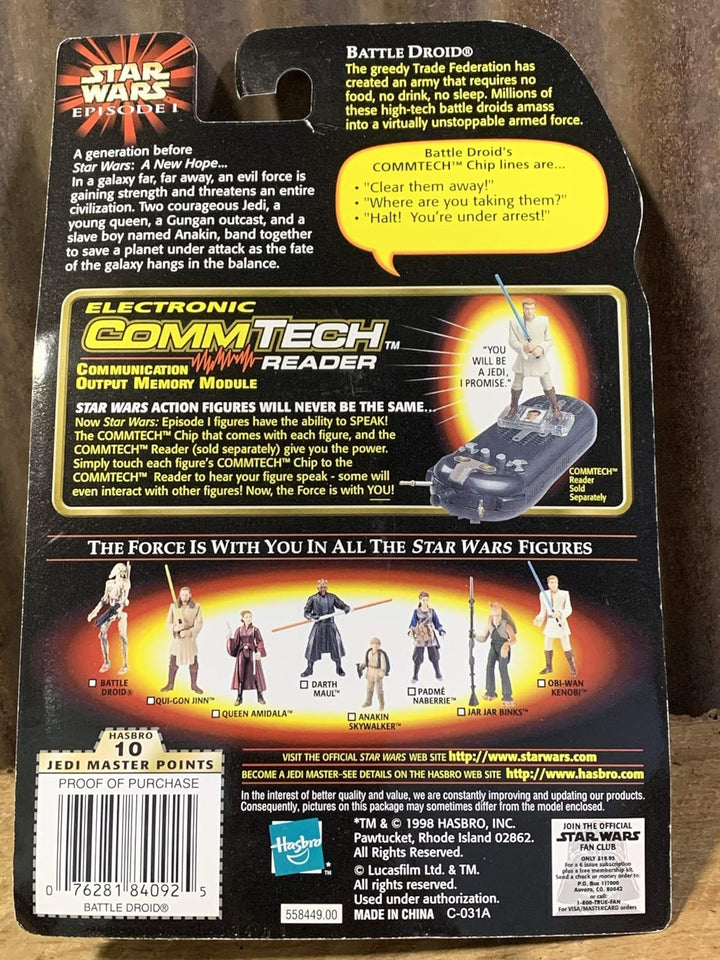 Hasbro Star Wars: Episode 1 Battle Droid (Dirty) Aktion Steht