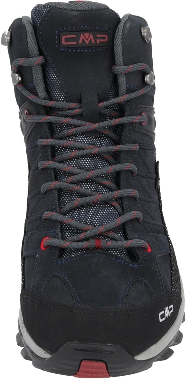 CMP Herren Rigel Mid Shoe Wp Trekking-& Wanderstiefel 39 EU Asphalt Syrah, 39 EU Asphalt Syrah