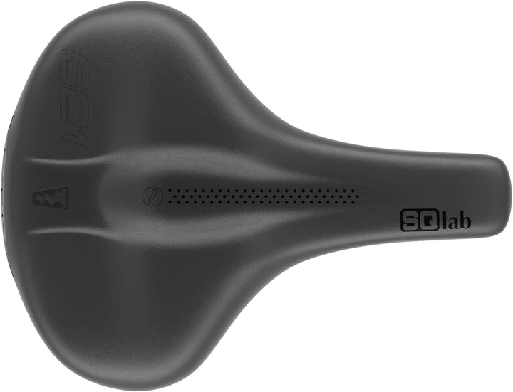 SQlab Unisex – Erwachsene 621 Ergolux Active 2.1 Fahrradsattel Schwarz 18 cm Single, Schwarz 18 cm S