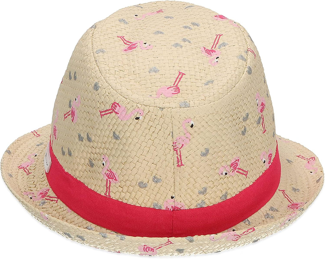 Sterntaler Mädchen Kinderstrohhut Flamingo Hut 45 sand, 45 sand