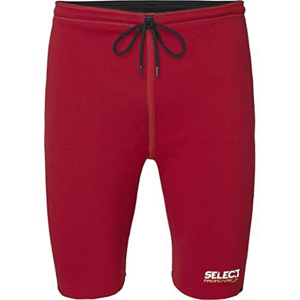 Select Herren Thermohose Uni Thermohose (1er Pack) L Schwarz Rot, L Schwarz Rot