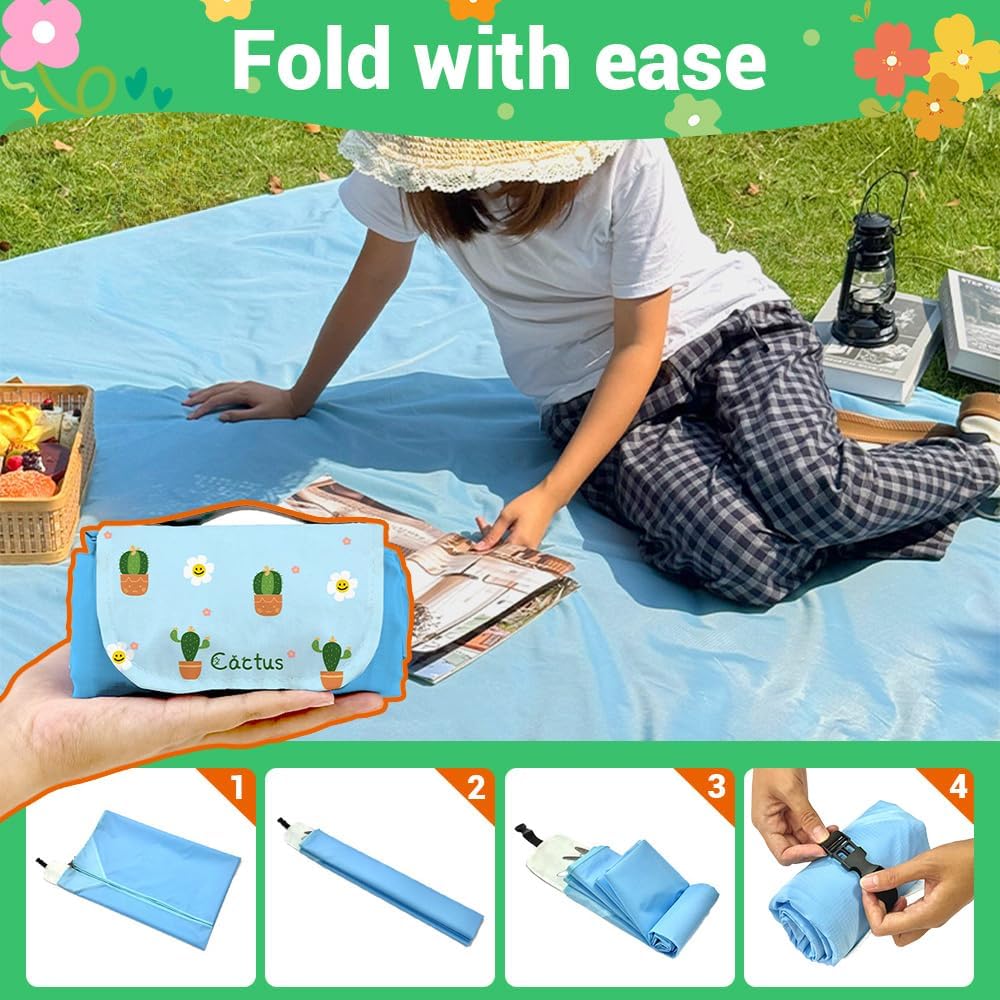 Picknickdecke wasserdicht, 150 x 100 cm Mini picknickdecke, Wasserdicht und schmutzabweisend, Ultral