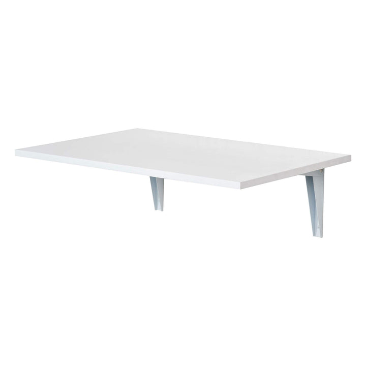 HOMCOM Wandklapptisch Wandtisch Klapptisch Esstisch Schreibtisch, MDF, Weiss, 60x40cm, Weiss