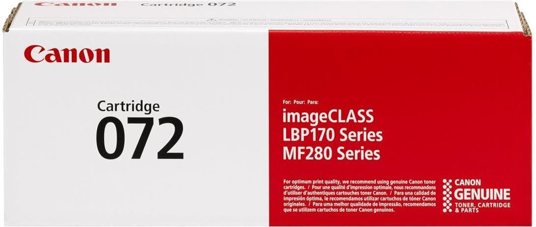 Canon 072 Black Toner Cartridge - Up to 1,400 Pages (1 x Toner Cartridge) - Compatible with i-SENSYS