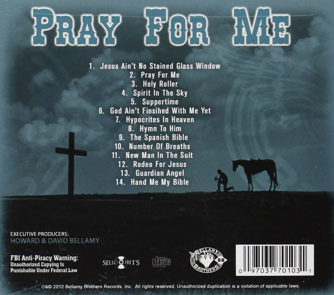 Pray for Me, Audio-CD