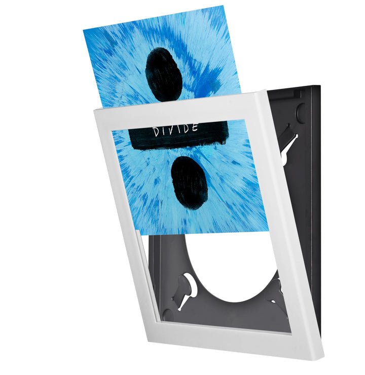 Show & Listen, Schallplattenrahmen, Frame für Vinyl und LP Cover, weiss Weiss Einzig, Weiss Einzig