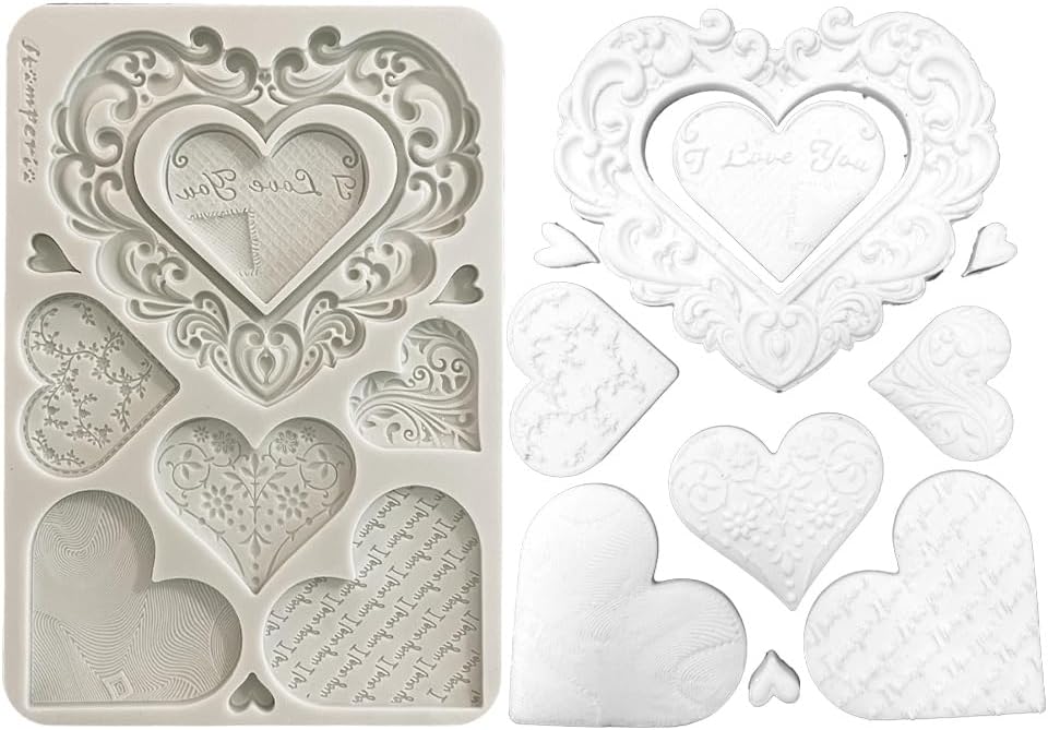 Stamperia - Silicon Mould A5 for Scrapbooks, Bullet Journals and More, Non-Stick Surface, Suitable f
