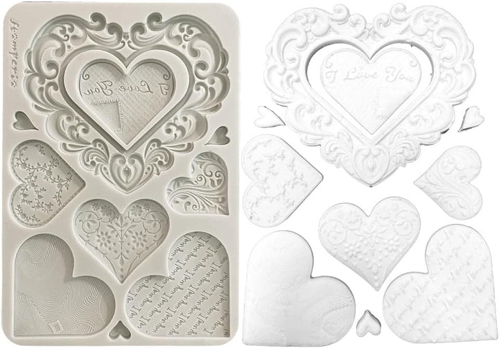 Stamperia - Silicon Mould A5 for Scrapbooks, Bullet Journals and More, Non-Stick Surface, Suitable f