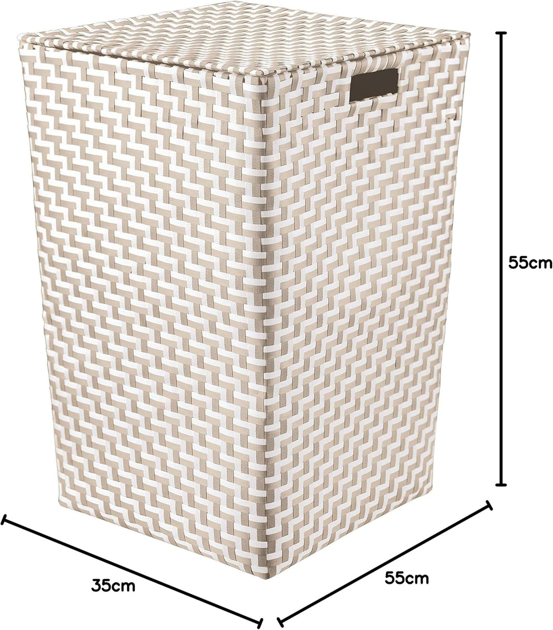 Kleine Wolke 8406 Wolke Wäschebox, 1 Polypropylen, Natur, 35x55 cm Wäschebox 35x55 cm Natur, Wäscheb