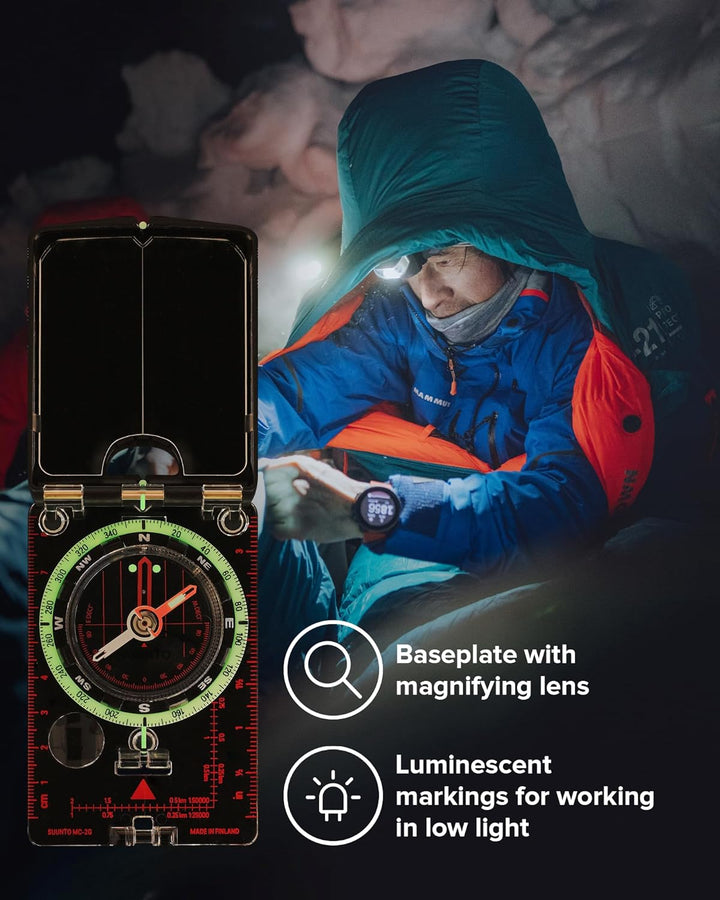 SUUNTO MC-2 Kompass: Erstklassiger Kompass für Profis und ambitionierte Wanderer