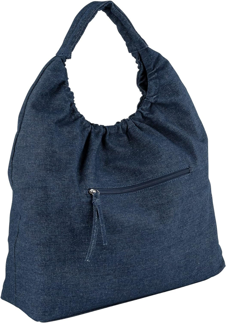 TOM TAILOR, LESLIE, Damen, Schultertasche, L, Dark Blue