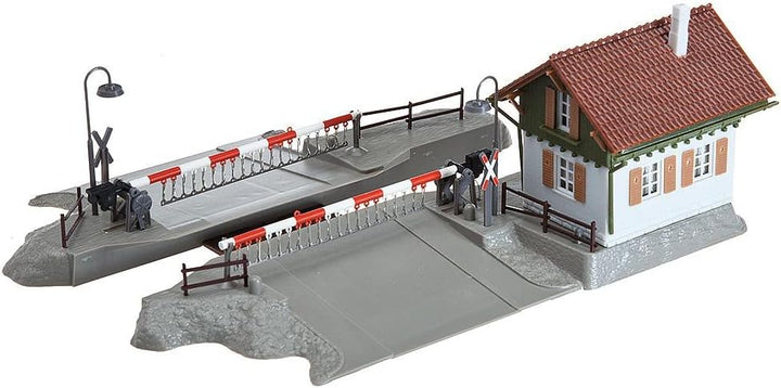 Faller 120174 H0 Bahnuebergang mit Waerterhaus Bausatz, One Size