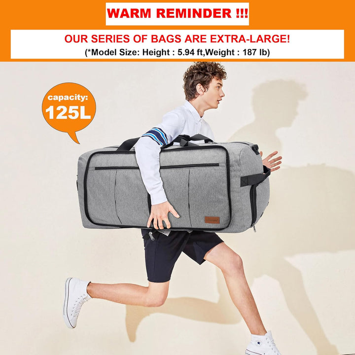 Upeelife Reisetasche, Reisetasche Gross Faltbar, Leichte Sporttasche Weekender Wasserdicht Reisetasc