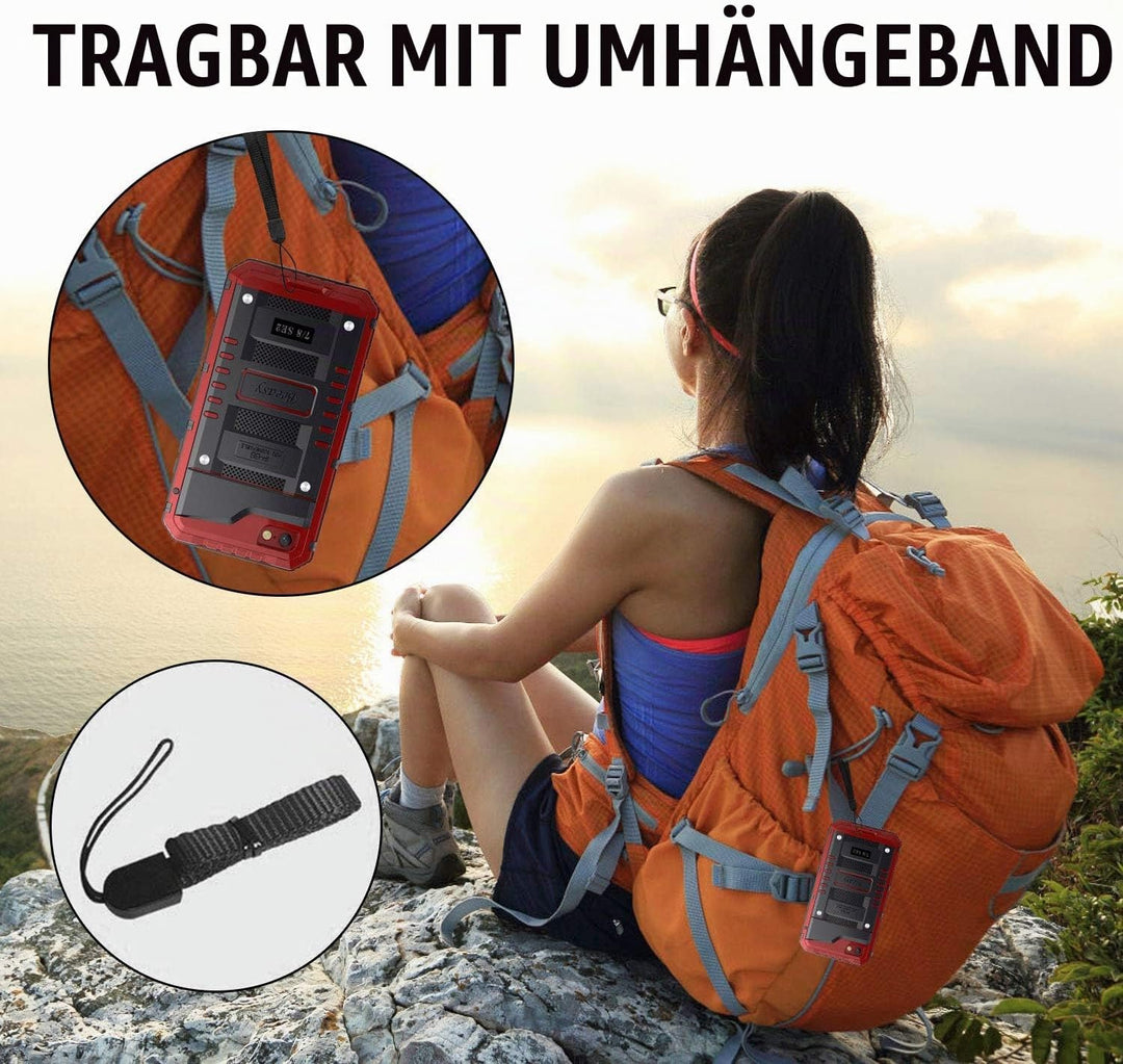 Beeasy für iPhone SE 2020/2022 Hülle, iPhone 8/7 Hülle Wasserdicht Outdoor Case Stossfest Panzerhüll